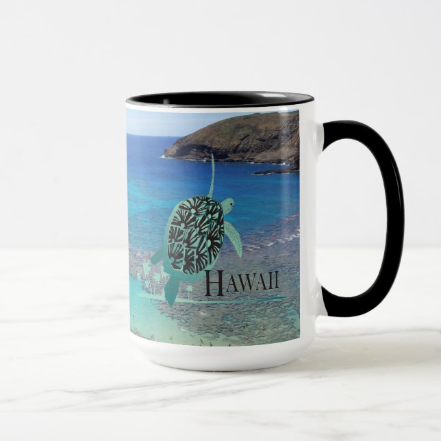 Hawaii Turtle Coffee Cup (Right)