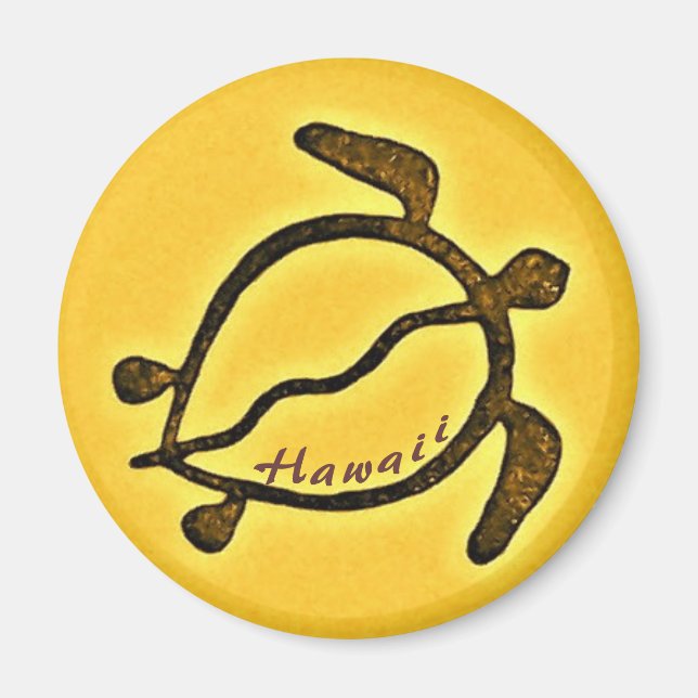 Hawaii Turtle magnet (Front)