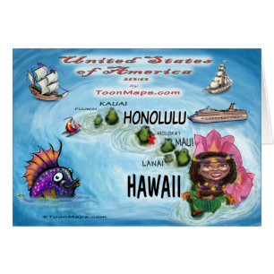 Hawaii USA Card