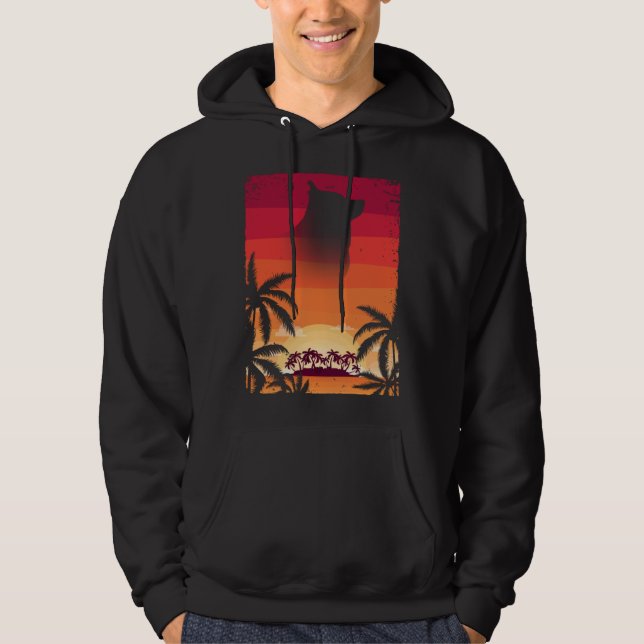 Hawaii Vacation Schipperke  Schipperke Hoodie (Front)