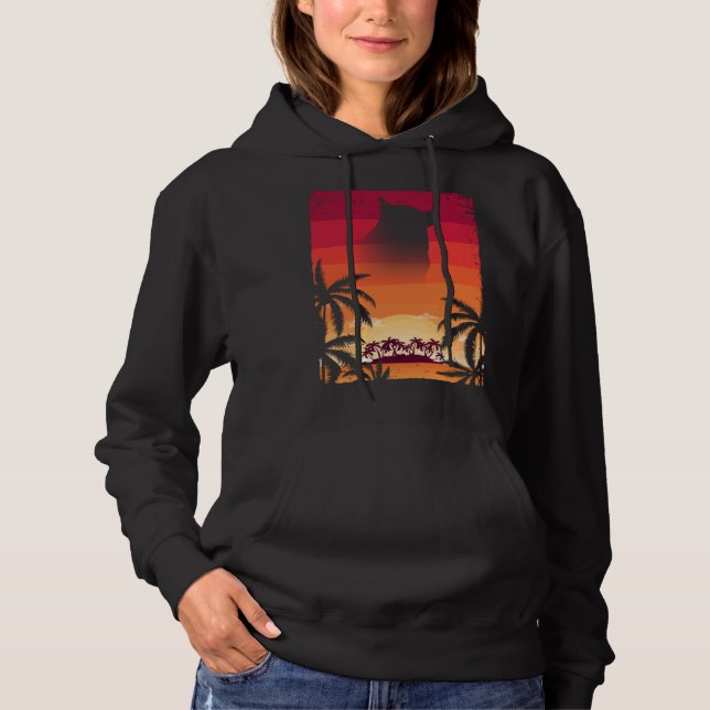 Hawaii Vacation Schipperke  Schipperke Hoodie (Front)