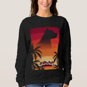 Hawaii Vacation  Staffordshire Bull Terrier Sweatshirt