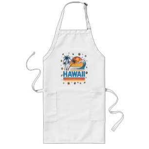 Hawaii Vacation Sunset 70S Beach Long Apron