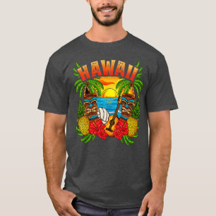 Hawaii Vacation Surfing Diving Beach Hawaiian Souv T-Shirt