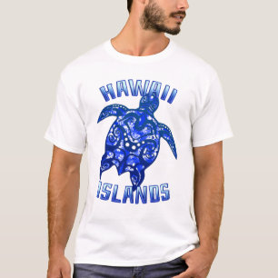Hawaii Vacation Tribal Turtle T-Shirt