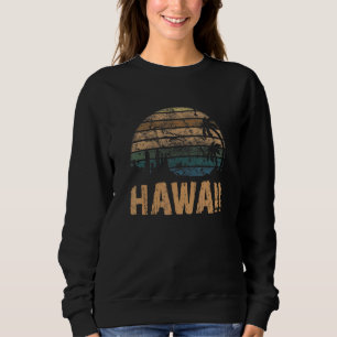 Hawaii Vintage Sunset Distressed Sweatshirt