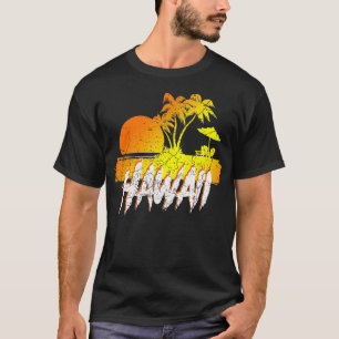Hawaii Vintage Sunset Retro Hawai Hawaiian Aloha I T-Shirt