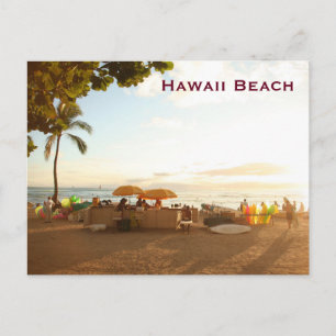 Hawaii Vintage Tourism Travel Add Postcard