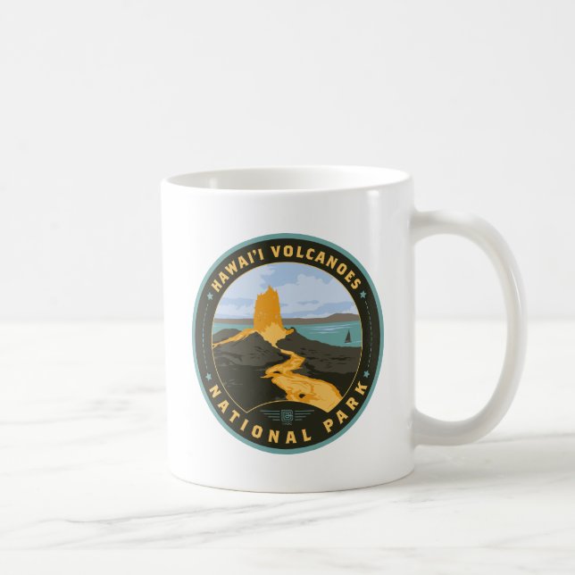 Hawaii Volcanoes National Park Coffee Mug (Right)