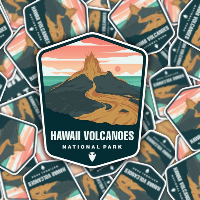 Hawaii Volcanoes National Park | Die-Cut Sticker (Creator Uploaded)
