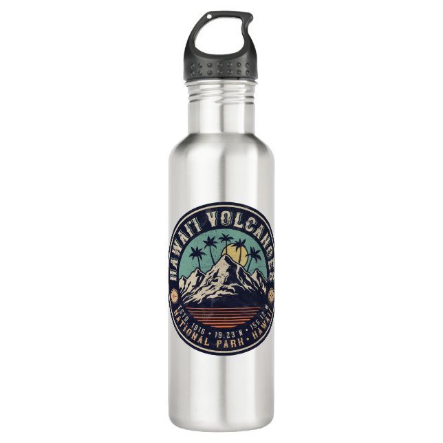 Hawaii Volcanoes National Park Islands 710 Ml Water Bottle (Front)