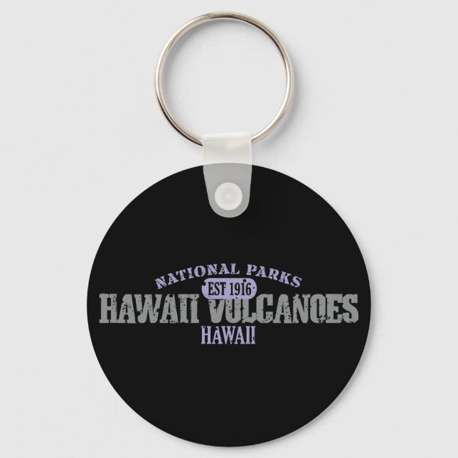 Hawaii Volcanoes National Park Key Ring (Front)