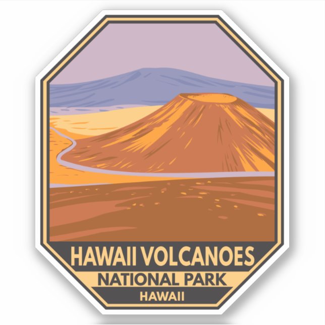 Hawaii Volcanoes National Park Mauna Kea Vintage (Front)