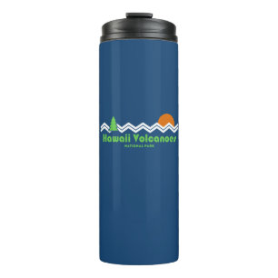 Hawaii Volcanoes National Park Retro Thermal Tumbler