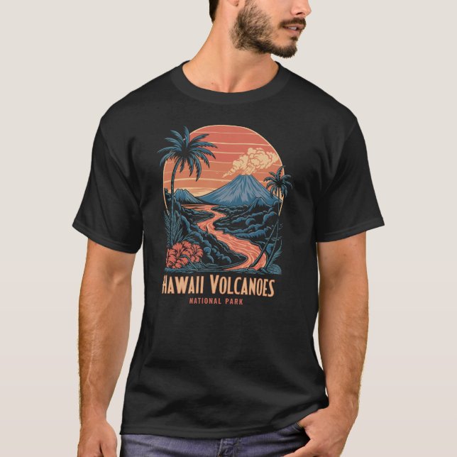 Hawaii Volcanoes national park T-Shirt (Front)