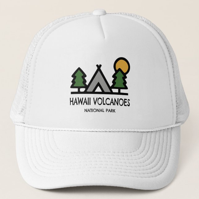 Hawaii Volcanoes National Park Trucker Hat (Front)