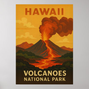 Hawaii Volcanoes National Park V01 Poster