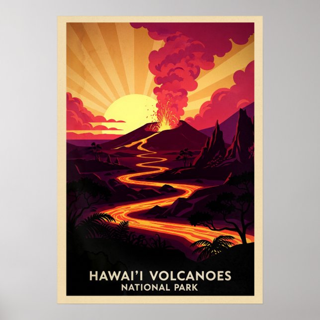 Hawaii Volcanoes National Park V03 Poster (Front)