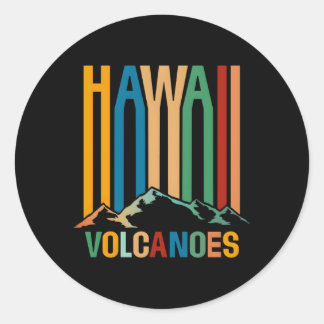 Hawaii Volcanoes National Park Visitor Dripg Classic Round Sticker