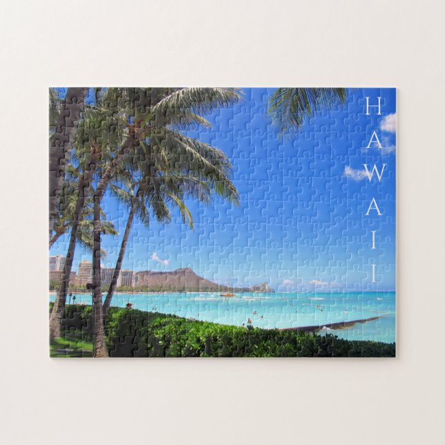 hawaii waikiki jigsaw puzzle (Horizontal)