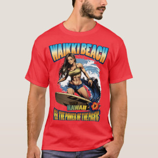 Hawaii waikiki surfing 80806 TShirt