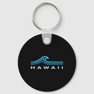 Hawaii Waves Vintage Mens Womens Boys Souvenir Haw Key Ring