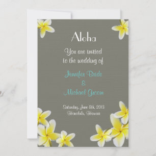 Hawaii Wedding Invitation