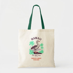 Hawaii Wedding Welcome Gift Bridesmaid, Guests Tote Bag