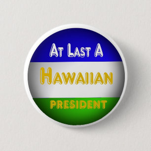 Hawaiian 6 Cm Round Badge