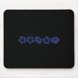 Hawaiian Aloha Hibiscus Flower Hawaii Surfer Vinta Mouse Pad