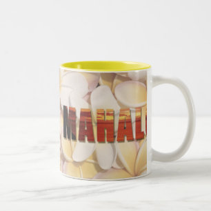 Hawaiian "Aloha-Mahalo" (Welcome & Thank you) Two-Tone Coffee Mug