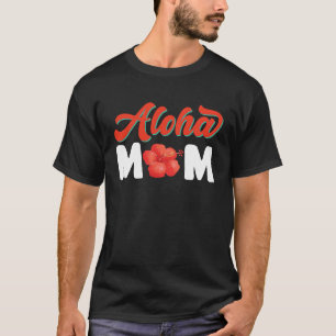 Hawaiian Aloha Mom Hawaii Pineapple Tiki T-Shirt