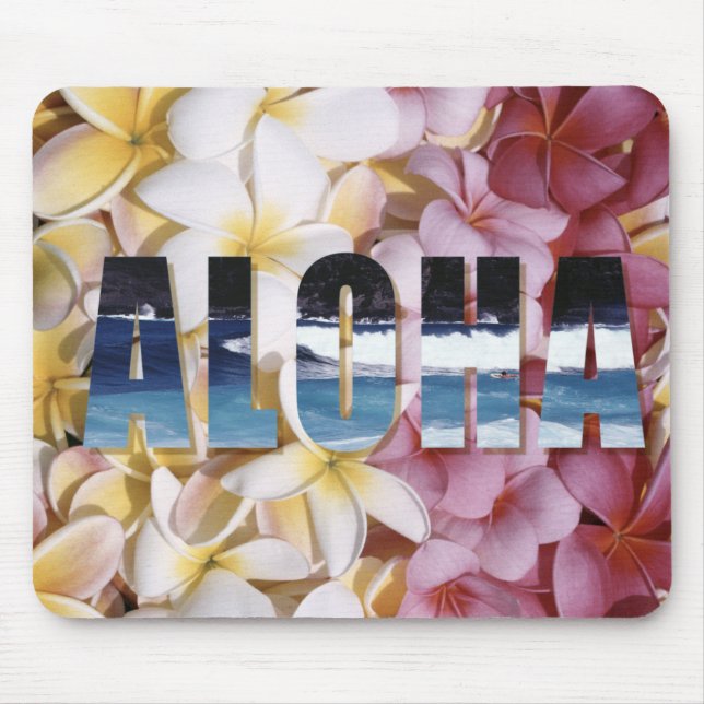 Hawaiian "Aloha" Mousepad (Front)