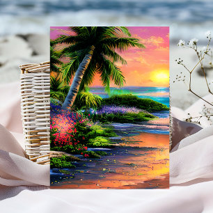 Hawaiian Aloha Postcard