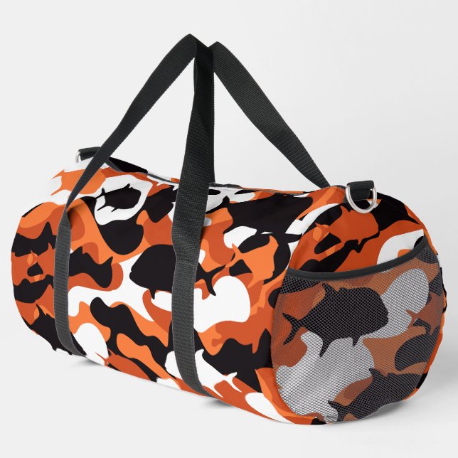 Hawaiian aloha print duffle bag (Right Corner)