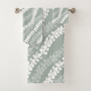 Hawaiian Aloha print Tropical Pattern Bath Towel Set