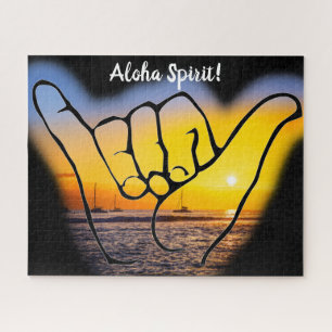 Hawaiian Aloha Spirit, aka Hang Loose Jigsaw Puzzle