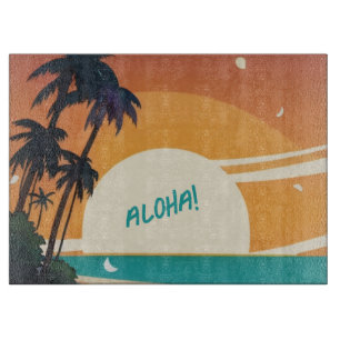 Hawaiian/Aloha/Tropical/beach Cutting Board