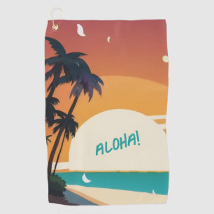 Hawaiian/Aloha/Tropical/beach Golf Towel