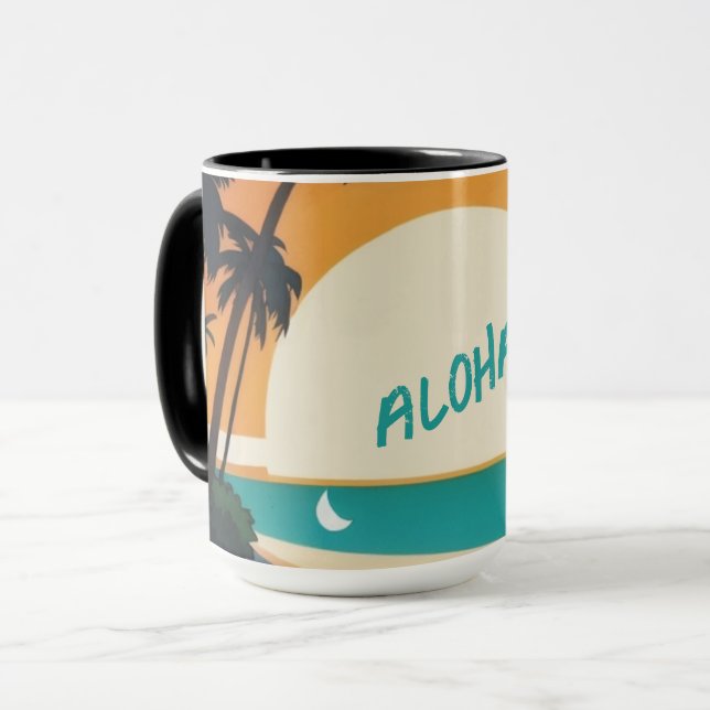 Hawaiian/Aloha/Tropical/beach Mug (Front Left)