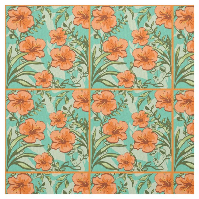 HAWAIIAN ART FABRIC (Swatch)