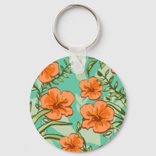 Hawaiian Art Key Ring