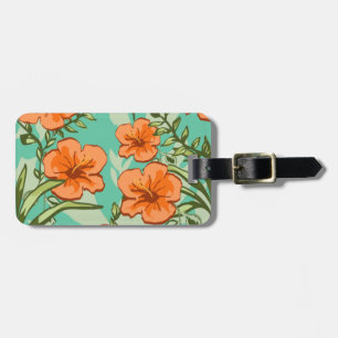 HAWAIIAN ART LUGGAGE TAG
