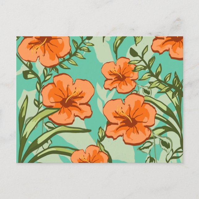 HAWAIIAN ART POSTCARD (Front)