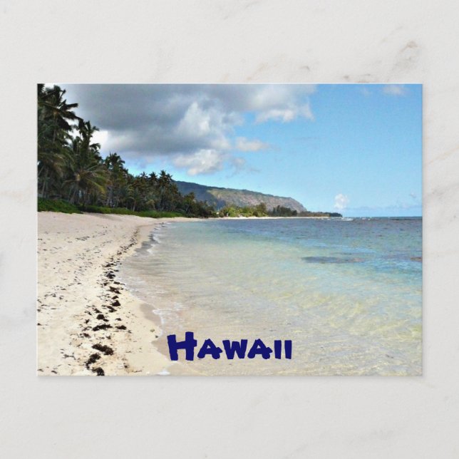 Hawaiian beach postcard (Front)