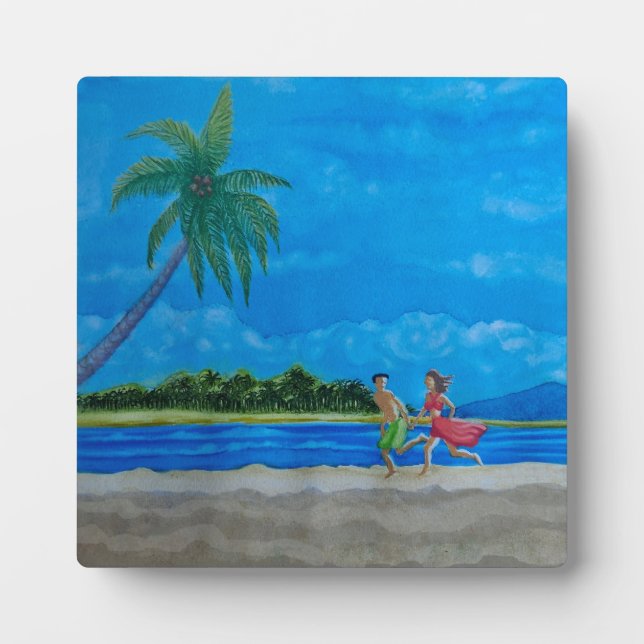 Hawaiian Beach Run Plaque (Front)