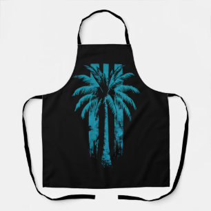 Hawaiian Beach Summer Tropical Vacation Palm Tree Apron