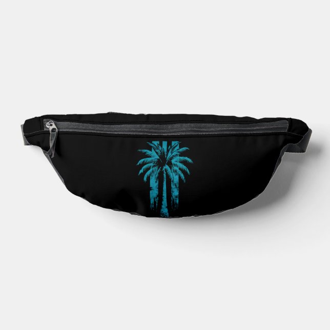 Hawaiian Beach Summer Tropical Vacation Palm Tree Bum Bags (Lay Down)