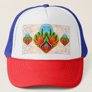 Hawaiian Birds of Paradise Trucker Hat