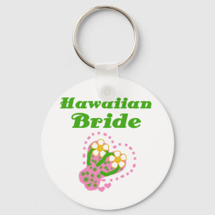 Hawaiian Bride Key Ring